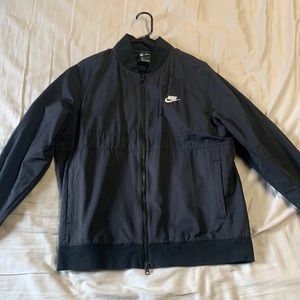 Nike Black Bomber Jacket Size L